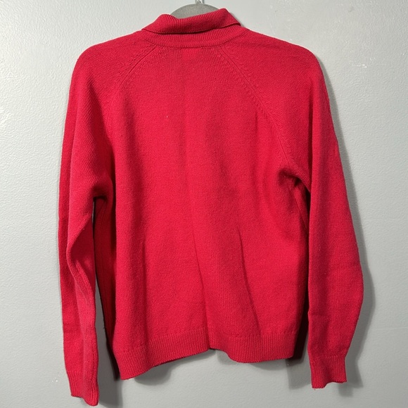 St Michael Shetland Wool Knit Skirt Sweater Set Pink size 12 vintage - Picture 6 of 14